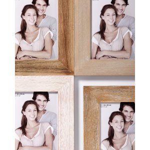 Marco de fotos de madera Walther Limmerick IV blanco 20x30 cm
