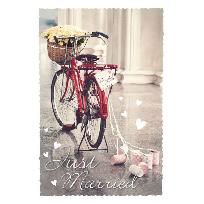Tarjeta Artebene Bicicleta Just Married