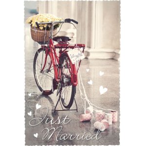 Tarjeta Artebene Bicicleta Just Married
