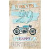 Artebene Tarjeta Cumpleaños Moto Forever 29