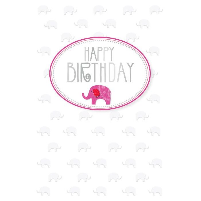 Tarjeta Artebene Cumpleaños Elefante