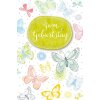 Artebene tarjeta cumpleaños mariposa 3D