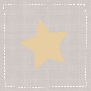 Artebene Servilletas Star grande oro topo 33x33 cm