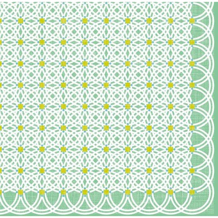 Artebene Servilletas Círculo Menta 33x33 cm