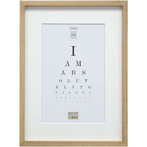 Marco de madera S40A roble 50x70 cm - 40x60 cm