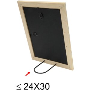Marco de madera S40C Deknudt 40x50 cm natural