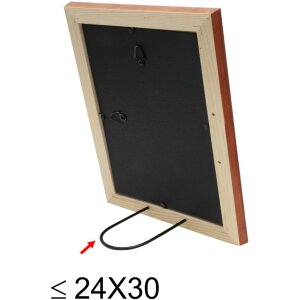Marco de madera S40C Deknudt 30x40 cm marrón