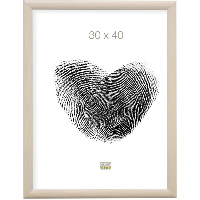Marco de madera S40C Deknudt 10x15 cm blanco