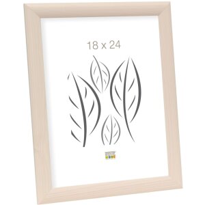 Marco de madera S40C Deknudt 13x18 cm blanco
