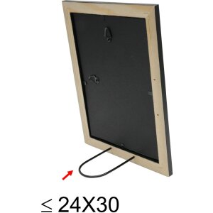 Marco de madera S40C Deknudt 18x24 cm negro