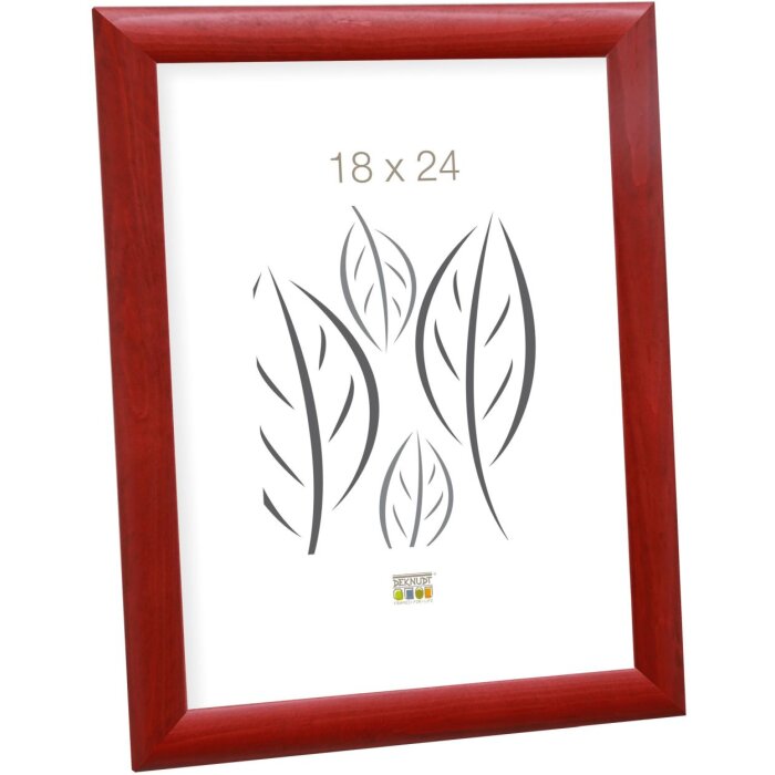 Marco de madera S40C Deknudt 18x24 cm rojo