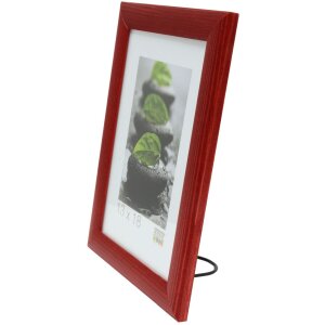 Marco de madera S40C Deknudt 18x24 cm rojo
