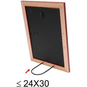 Marco de madera S40C Deknudt 18x24 cm rojo