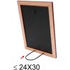 Marco de madera S40C Deknudt 18x24 cm rojo