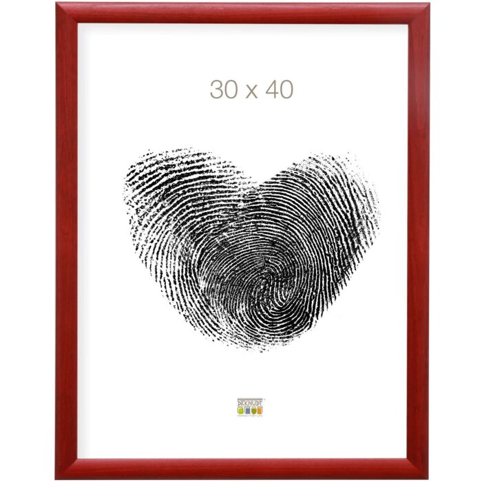 Marco de madera S40C Deknudt 24x30 cm rojo