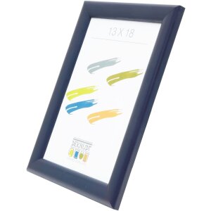 Marco de madera S40C Deknudt 10x15 cm azul