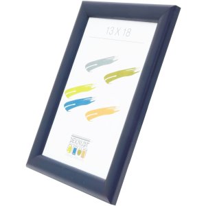 Marco de madera S40C Deknudt 13x18 cm azul