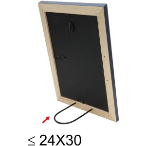 Marco de madera S40C Deknudt 13x18 cm azul