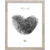 Marco de madera S45R moldura de bloque 30x30 cm luz