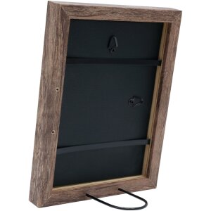 Marco de madera S45R Moldura en bloque 18x24 cm marrón