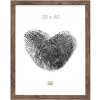 Marco de madera S45R Moldura en bloque 18x24 cm marrón
