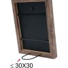 Marco de madera S45R Moldura en bloque 18x24 cm marrón