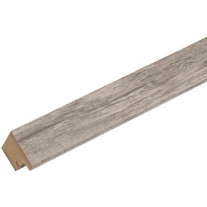 Marco de madera S45R moldura de bloque 50x70 cm gris-beige