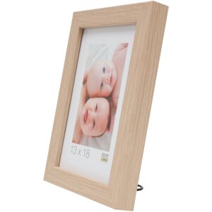Marco de madera S45R moldura de bloque 50x50 cm roble