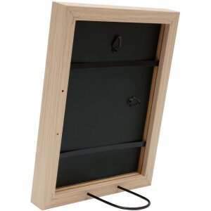 Marco de madera S45R moldura de bloque 50x50 cm roble