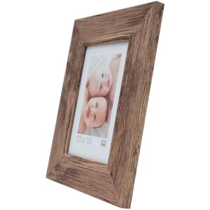 Marco de madera S48SH 10x15 cm marrón