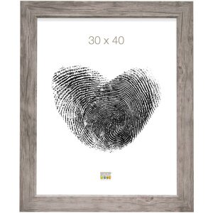 Marco de madera S48SH 30x40 cm gris-beige