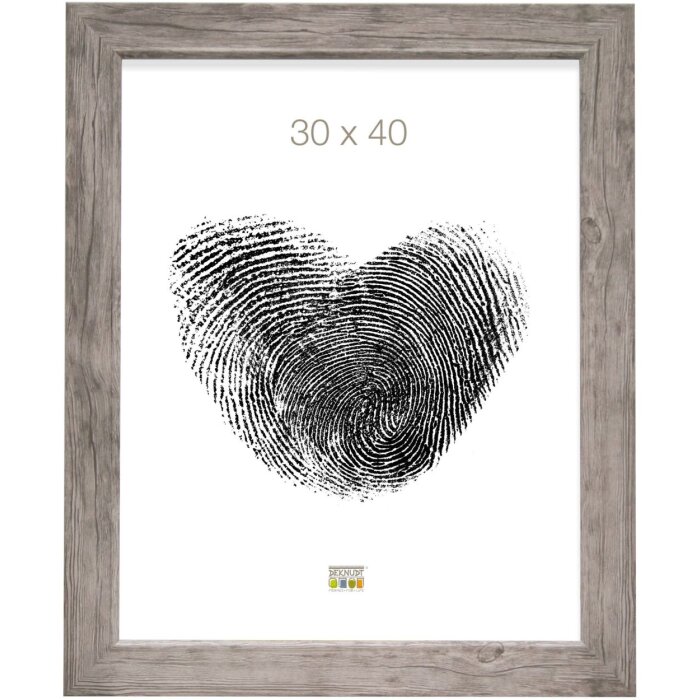 Marco de madera S48SH 30x45 cm gris-beige