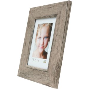 Marco de madera S48SH 30x45 cm gris-beige