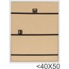 Marco de madera S48SH 30x45 cm gris-beige