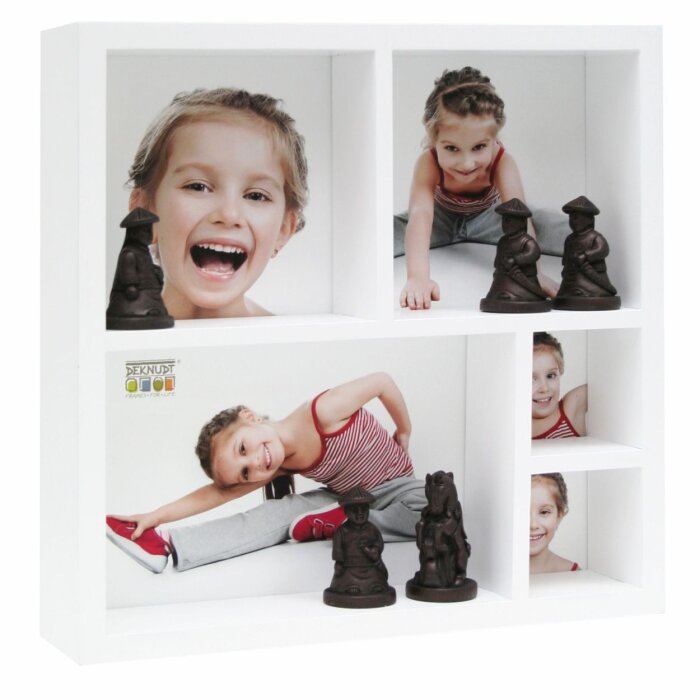 Foto Box blanco 5 fotos 20x20 cm