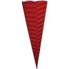 Mochila Escolar Artesanal 3D Cartón Ondulado Rojo Rubí