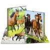 Carpeta A3 con banda elástica Caballos