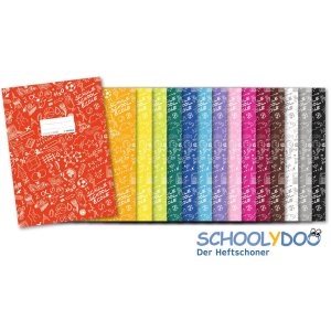 Portada cuaderno A4 SCHOOLYDOO rojo