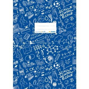Portada cuaderno A4 SCHOOLYDOO azul