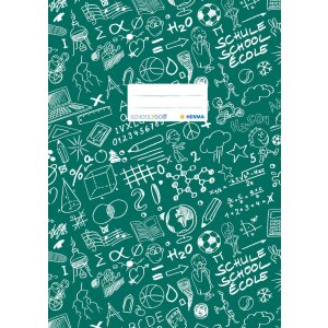 Portada cuaderno A4 SCHOOLYDOO verde