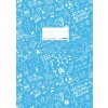 Portada cuaderno A4 SCHOOLYDOO azul claro