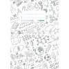 Portada cuaderno A5 SCHOOLYDOO blanco