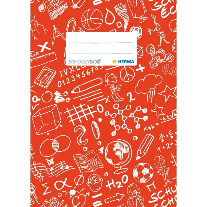 Portada cuaderno A5 SCHOOLYDOO rojo