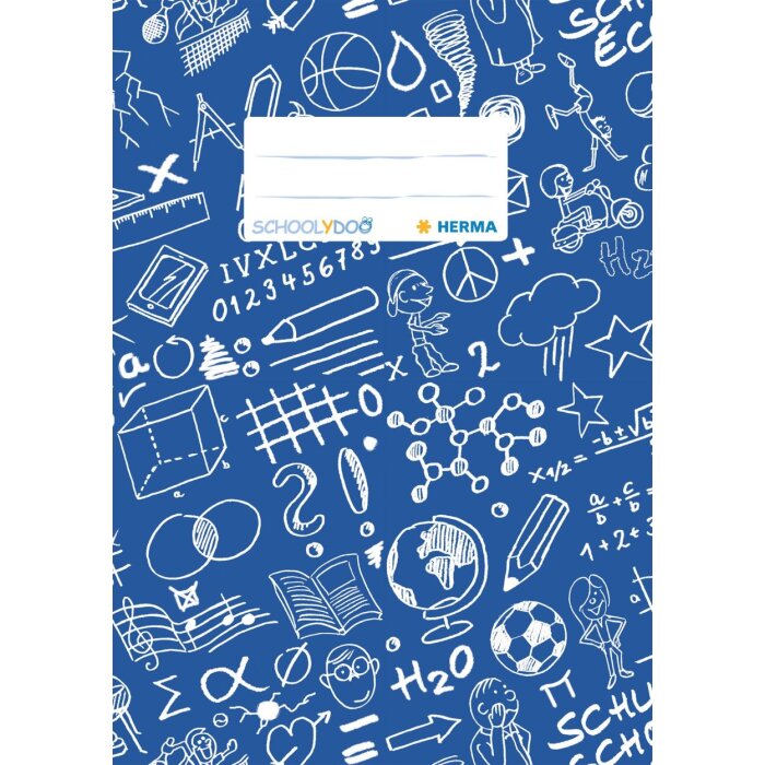 Portada cuaderno A5 SCHOOLYDOO azul
