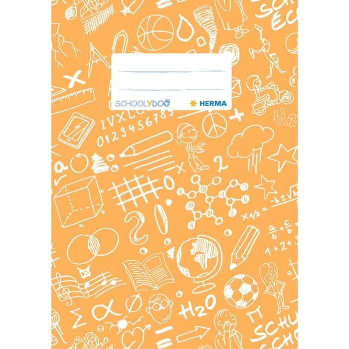 Portada cuaderno A5 SCHOOLYDOO naranja