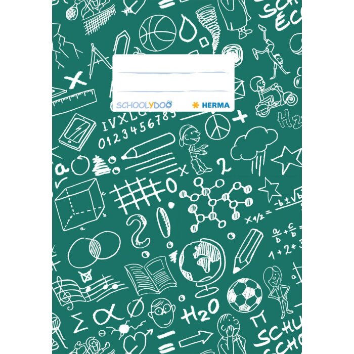 Portada cuaderno A5 SCHOOLYDOO verde