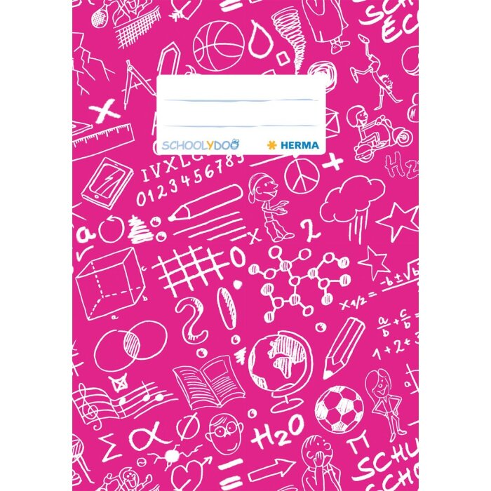 Portada cuaderno A5 SCHOOLYDOO rosa