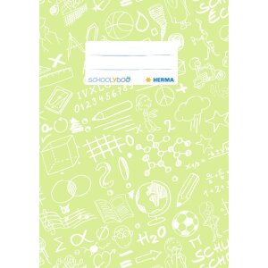 Portada cuaderno A5 SCHOOLYDOO verde claro