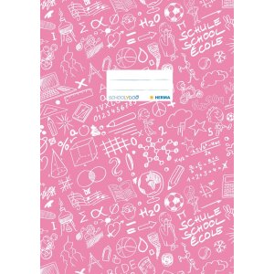 Portada cuaderno A4 SCHOOLYDOO rosa