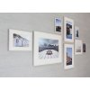 Marco de madera con clip Quadrum 13x18 cm gris